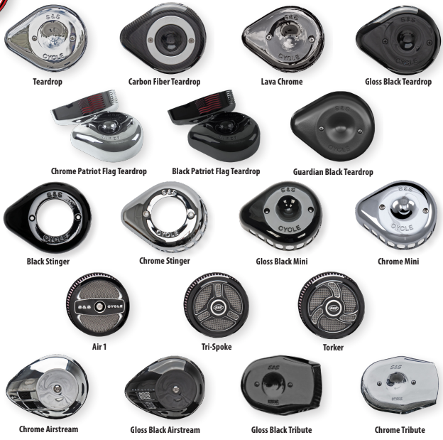 S&S Stealth Air Cleaner Cover ( Air Cleaner Sold Separately)