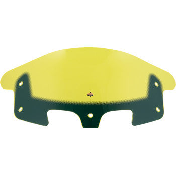 Klock Werks Kolor Flare™ Windshield - 10" - Yellow Ice