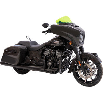 Klock Werks Kolor Flare™ Windshield - 10" - Green Ice