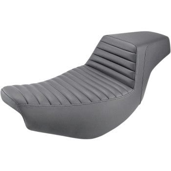 Saddlemen Step-Up Seat - Front Tuck-n'-Roll/Rear Smooth - Black - Indian